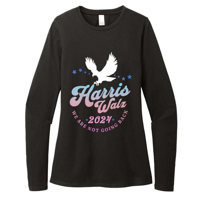 Harris Walz 2024 Election Vote Blue Kamala Walz 2024 Womens CVC Long Sleeve Shirt