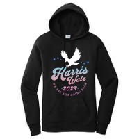 Harris Walz 2024 Election Vote Blue Kamala Walz 2024 Women's Pullover Hoodie