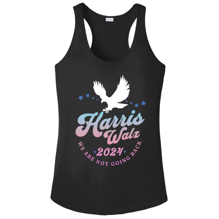 Harris Walz 2024 Election Vote Blue Kamala Walz 2024 Ladies PosiCharge Competitor Racerback Tank