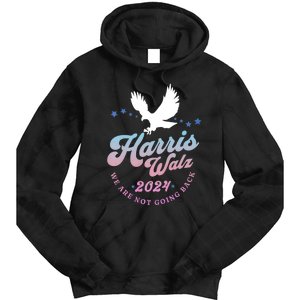 Harris Walz 2024 Election Vote Blue Kamala Walz 2024 Tie Dye Hoodie