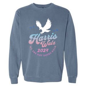 Harris Walz 2024 Election Vote Blue Kamala Walz 2024 Garment-Dyed Sweatshirt