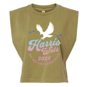 Harris Walz 2024 Election Vote Blue Kamala Walz 2024 Garment-Dyed Women's Muscle Tee