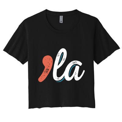 Harris Waltz 24 For A Brighter Tomorrow Vintage Comma La Crop Top