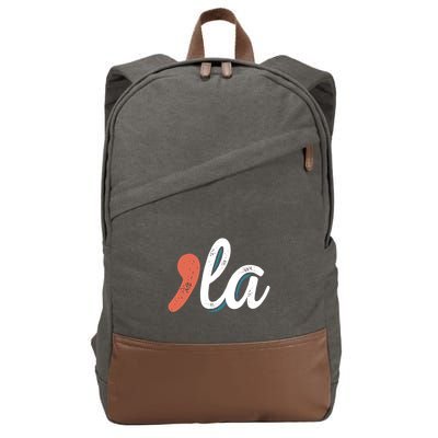 Harris Waltz 24 For A Brighter Tomorrow Vintage Comma La Cotton Canvas Backpack