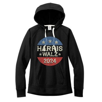 Harris Waltz 2024 Election Kamala Harris Tim Waltz 2024 Women's Fleece Hoodie