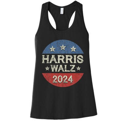 Harris Waltz 2024 Election Kamala Harris Tim Waltz 2024 Women's Racerback Tank