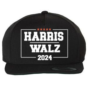 Harris Walz 2024 Campaign For President Harris Waltz 24 Gift Wool Snapback Cap