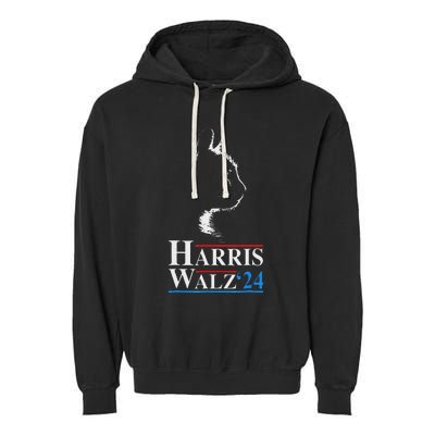 Harris Waltz 2024 Election Kamala Harris Tim Waltz 2024 Garment-Dyed Fleece Hoodie