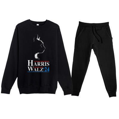 Harris Waltz 2024 Election Kamala Harris Tim Waltz 2024 Premium Crewneck Sweatsuit Set