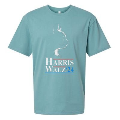 Harris Waltz 2024 Election Kamala Harris Tim Waltz 2024 Sueded Cloud Jersey T-Shirt