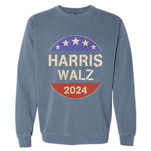 Harris Waltz 2024 Election Kamala Harris Tim Waltz 2024 Garment-Dyed Sweatshirt