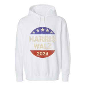 Harris Waltz 2024 Election Kamala Harris Tim Waltz 2024 Garment-Dyed Fleece Hoodie