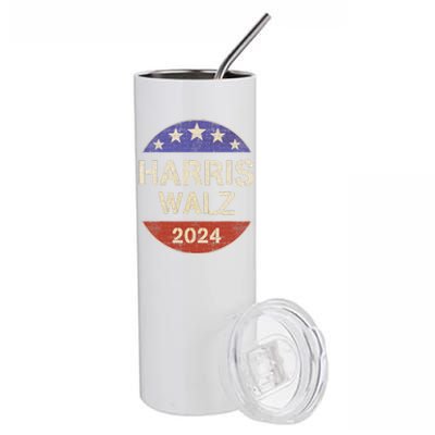 Harris Waltz 2024 Election Kamala Harris Tim Waltz 2024 Stainless Steel Tumbler