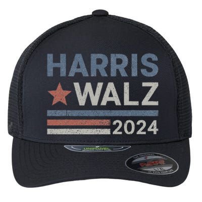 Harris Waltz 2024 Election Kamala Harris Tim Waltz 2024 Flexfit Unipanel Trucker Cap