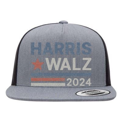 Harris Waltz 2024 Election Kamala Harris Tim Waltz 2024 Flat Bill Trucker Hat