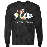 Harris Walz 2024 Comma La And The Coach Tie-Dye Long Sleeve Shirt