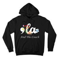 Harris Walz 2024 Comma La And The Coach Tall Hoodie