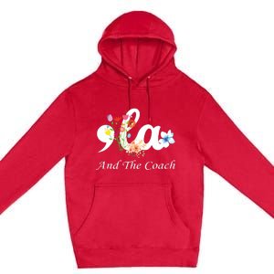 Harris Walz 2024 Comma La And The Coach Premium Pullover Hoodie