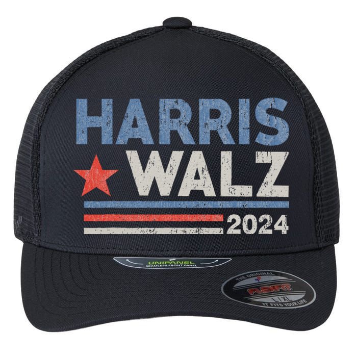 Harris Waltz 2024 Election Kamala Harris Tim Waltz 2024 Flexfit Unipanel Trucker Cap