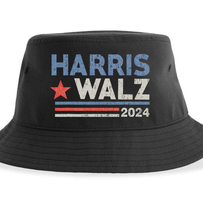 Harris Waltz 2024 Election Kamala Harris Tim Waltz 2024 Sustainable Bucket Hat