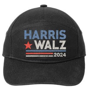 Harris Waltz 2024 Election Kamala Harris Tim Waltz 2024 7-Panel Snapback Hat