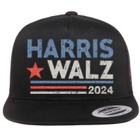 Harris Waltz 2024 Election Kamala Harris Tim Waltz 2024 Flat Bill Trucker Hat