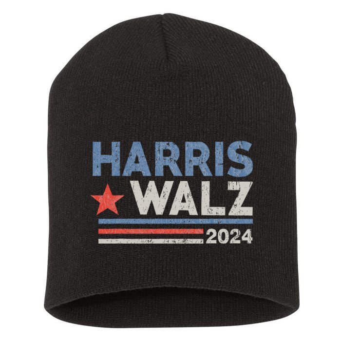 Harris Waltz 2024 Election Kamala Harris Tim Waltz 2024 Short Acrylic Beanie