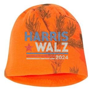 Harris Waltz 2024 Election Kamala Harris Tim Waltz 2024 Kati - Camo Knit Beanie