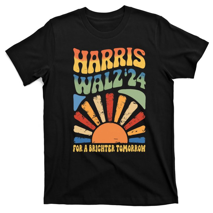 Harris Waltz 2024 For A Brighter Tomorrow Boho Aesthetic T-Shirt