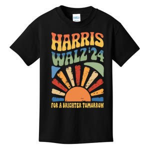 Harris Waltz 2024 For A Brighter Tomorrow Boho Aesthetic Kids T-Shirt