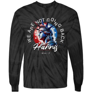 Harris Waltz 2024 Election Kamala Harris Tim Waltz 2024 Tie-Dye Long Sleeve Shirt