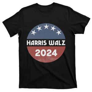 Harris Walz 2024 Kamala Harris 2024 Tim Walz 2024 Usa Flag T-Shirt