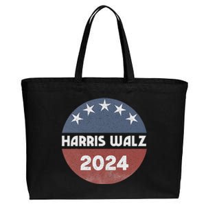 Harris Walz 2024 Kamala Harris 2024 Tim Walz 2024 Usa Flag Cotton Canvas Jumbo Tote