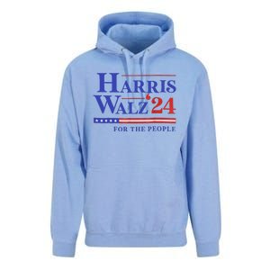 Harris Waltz 2024 For The People Cat Lady Kamala Harris Unisex Surf Hoodie