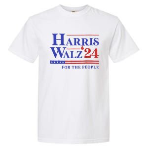 Harris Waltz 2024 For The People Cat Lady Kamala Harris Garment-Dyed Heavyweight T-Shirt