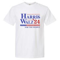 Harris Waltz 2024 For The People Cat Lady Kamala Harris Garment-Dyed Heavyweight T-Shirt