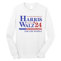 Harris Waltz 2024 For The People Cat Lady Kamala Harris Long Sleeve Shirt