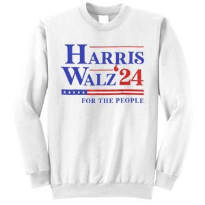 Harris Waltz 2024 For The People Cat Lady Kamala Harris Sweatshirt