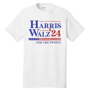 Harris Waltz 2024 For The People Cat Lady Kamala Harris Tall T-Shirt