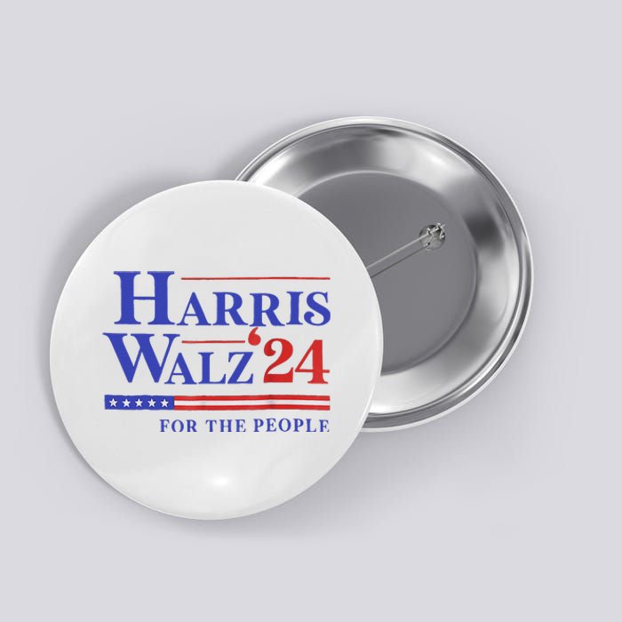 Harris Waltz 2024 For The People Cat Lady Kamala Harris Button