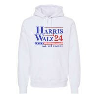 Harris Waltz 2024 For The People Cat Lady Kamala Harris Premium Hoodie