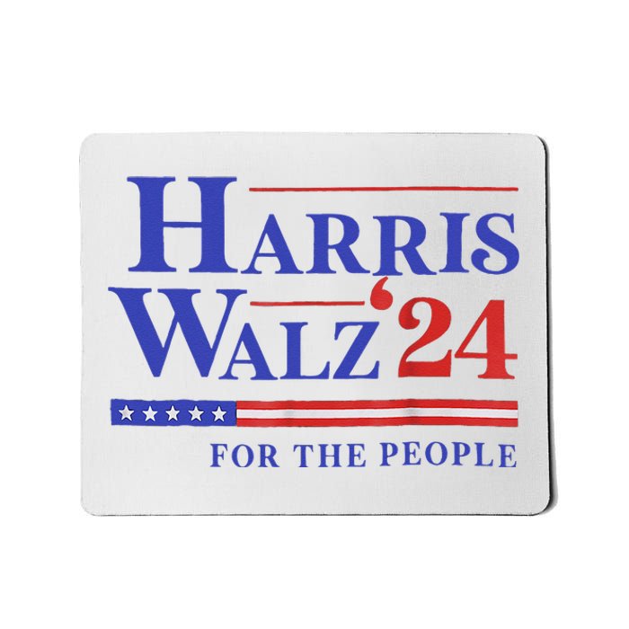 Harris Waltz 2024 For The People Cat Lady Kamala Harris Mousepad