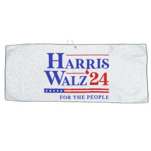 Harris Waltz 2024 For The People Cat Lady Kamala Harris Large Microfiber Waffle Golf Towel