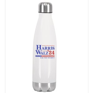 Harris Waltz 2024 For The People Cat Lady Kamala Harris Stainless Steel Insulated Water Bottle