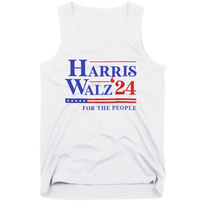 Harris Waltz 2024 For The People Cat Lady Kamala Harris Tank Top