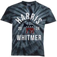 Harris Whitmer 2024 Vote Kamala Harris Gretchen Whitmer 24 Kids Tie-Dye T-Shirt