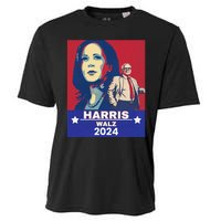 Harris Waltz 2024 Election President Kamala Harris Tim Waltz Cooling Performance Crew T-Shirt