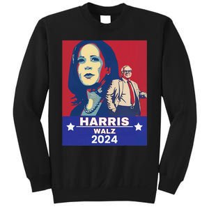 Harris Waltz 2024 Election President Kamala Harris Tim Waltz Sweatshirt