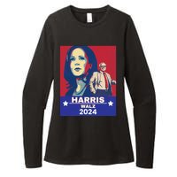 Harris Waltz 2024 Election President Kamala Harris Tim Waltz Womens CVC Long Sleeve Shirt