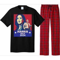 Harris Waltz 2024 Election President Kamala Harris Tim Waltz Pajama Set